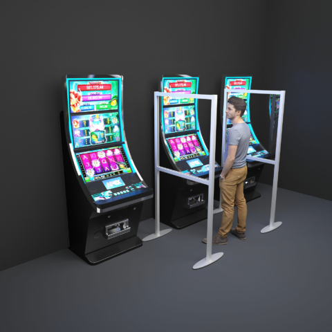 Betting machine protection screen